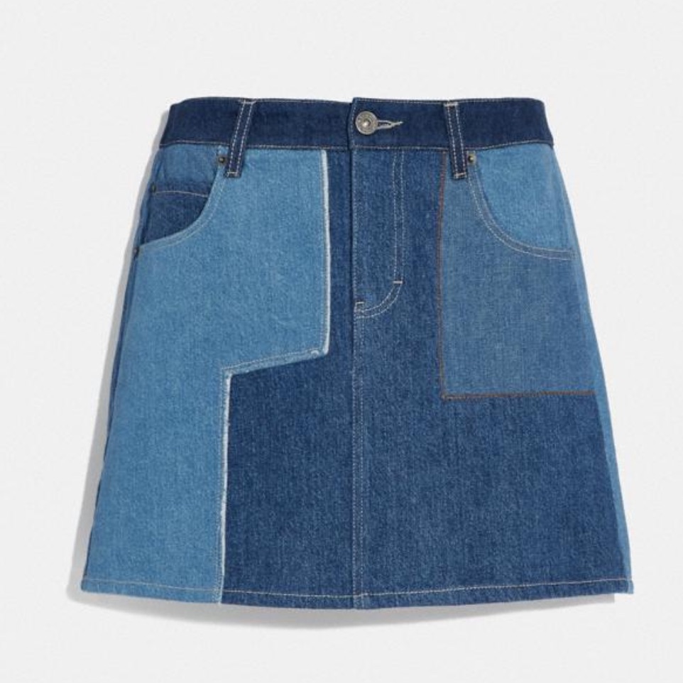 Coach Patchwork Skirt